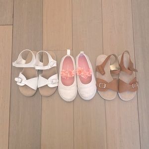 Girls casual comfortable sandal/shoe bundle sz11